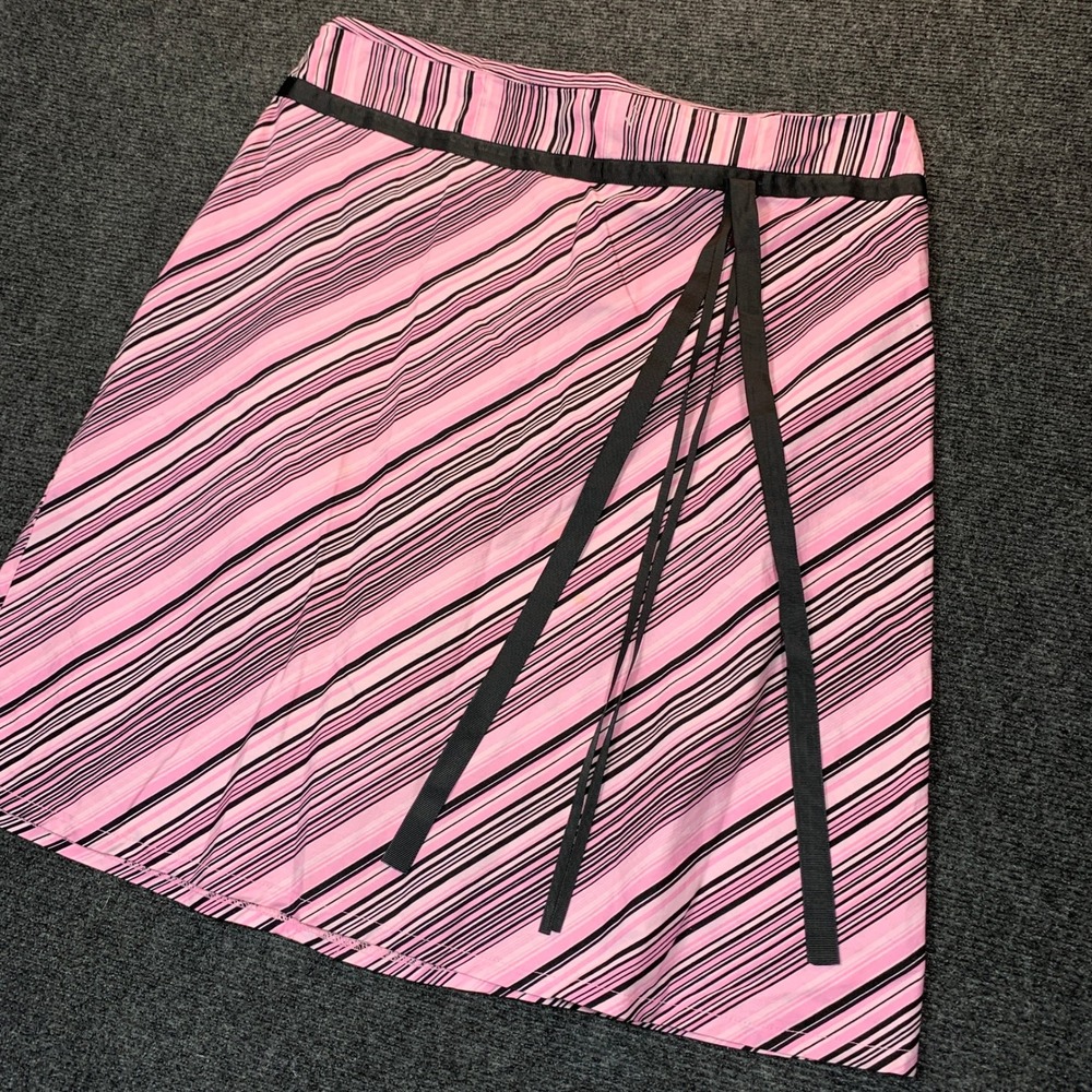 No Boundaries Striped Skirt Girlhoodcore 13 Pink Y2K Pop Punk Preppy A-Line